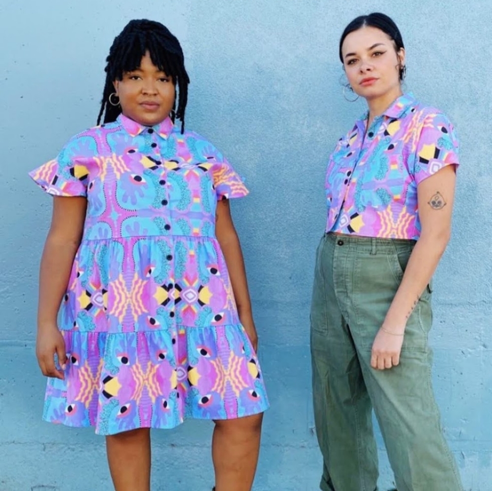 Nooworks Mucci Eloise button up dress